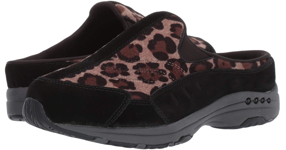 easy spirit traveltime black suede