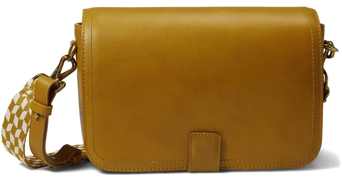 Madewell Transport Flap Shoulder Novelty Bag Strap in Natural Lyst