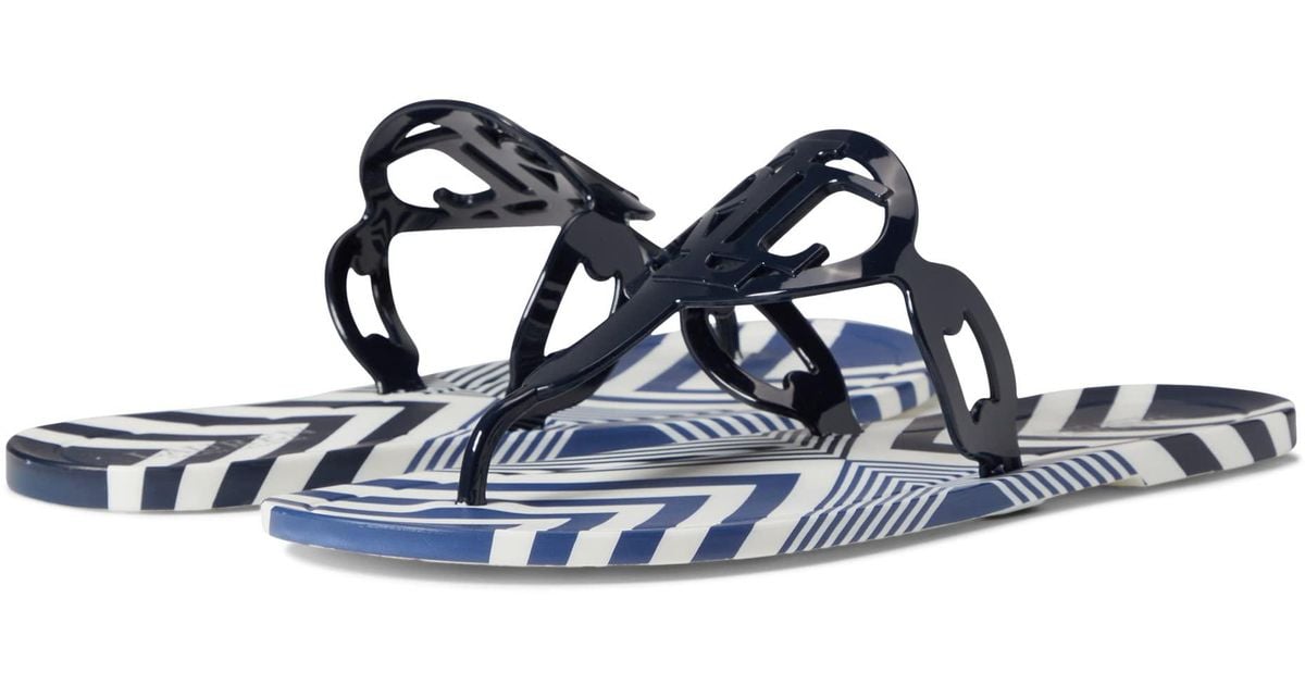 Lauren by Ralph Lauren Audrie Striped Jelly Sandal | Lyst