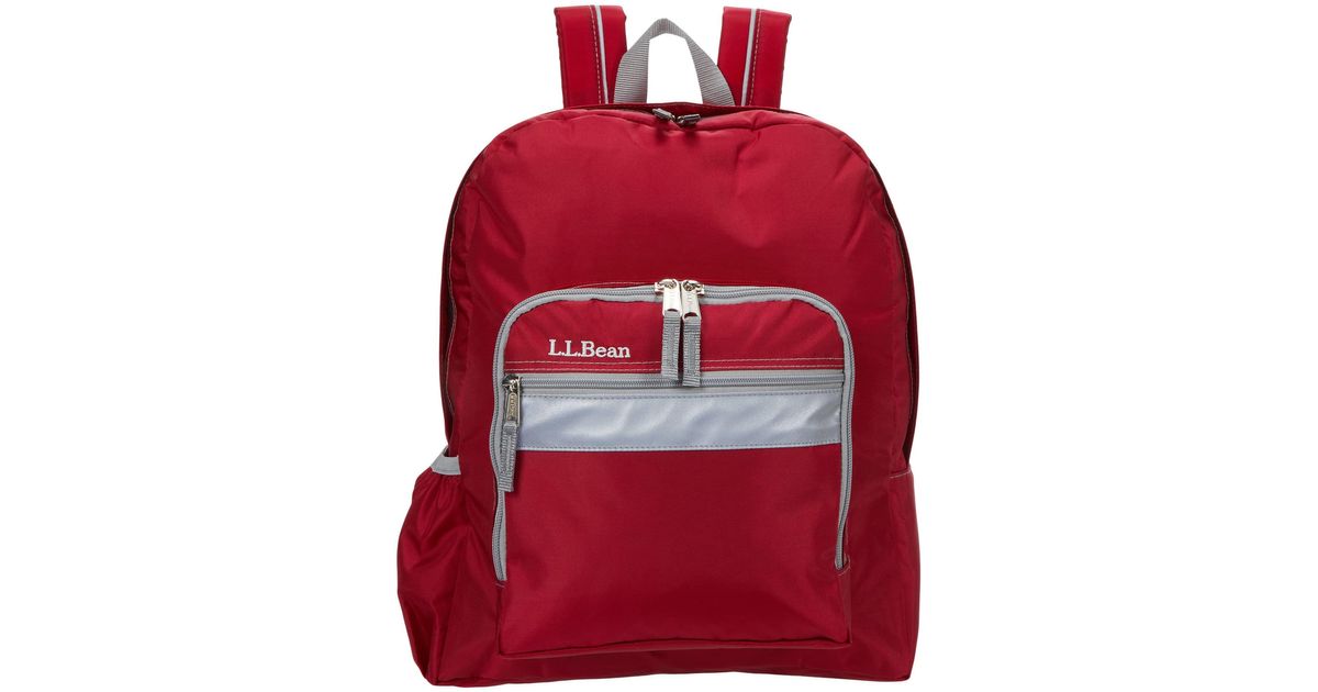 L.L. Bean Kids Original Backpack in Red Lyst