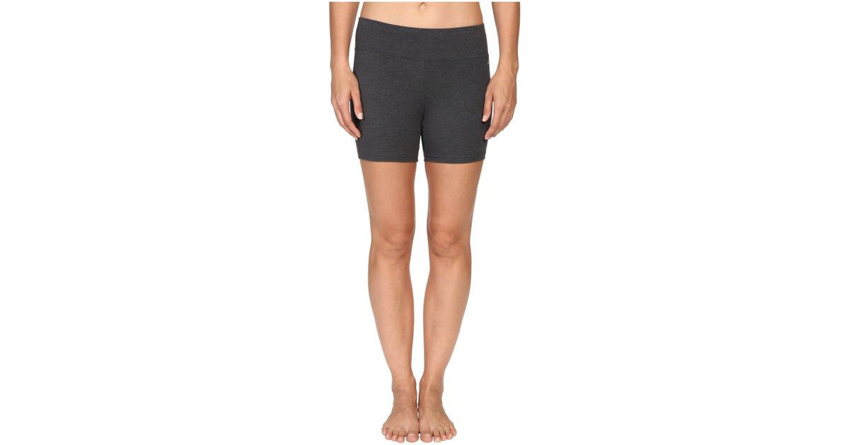 Jockey Active Cotton Bike Short W/ Wide Waistband in Gray Lyst