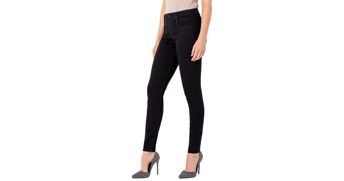 Liverpool Jeans Company Gia Glider Pull-on Skinny Eco Jeans In Black ...
