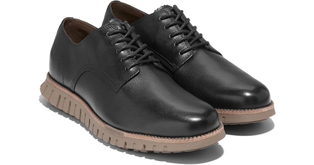 Cole Haan Zerogrand Remastered Plain Toe Oxford in Black for Men | Lyst