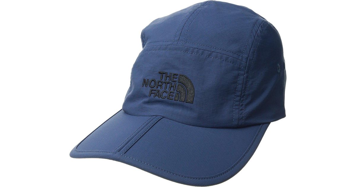 The North Face Synthetic Horizon Folding Bill Cap in Blue for Men | Lyst