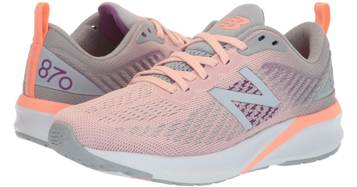 New Balance Rubber 870v5 in Pink - Lyst