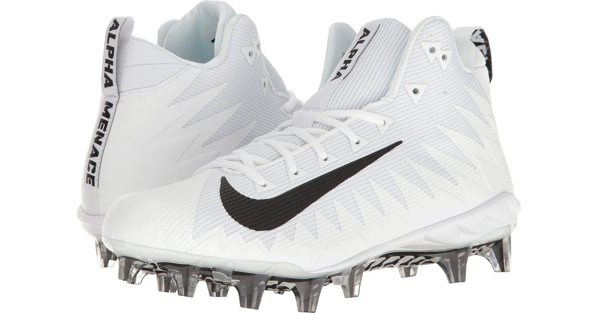 Nike Synthetic Alpha Menace Pro Mid in White/Black (White) for Men - Lyst