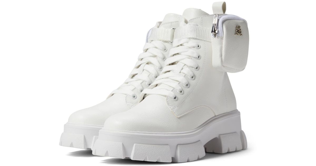 Steve Madden Synthetic Thora-p Boot in White - Lyst