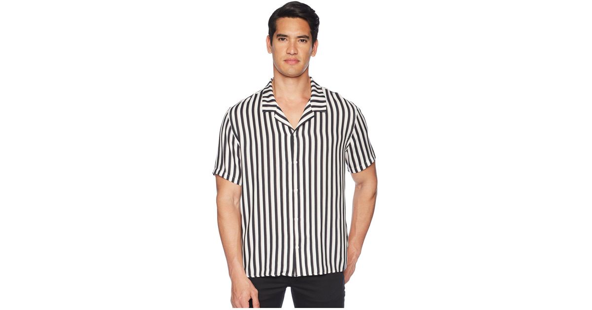 Clean Striped Short Sleeve Shirt 