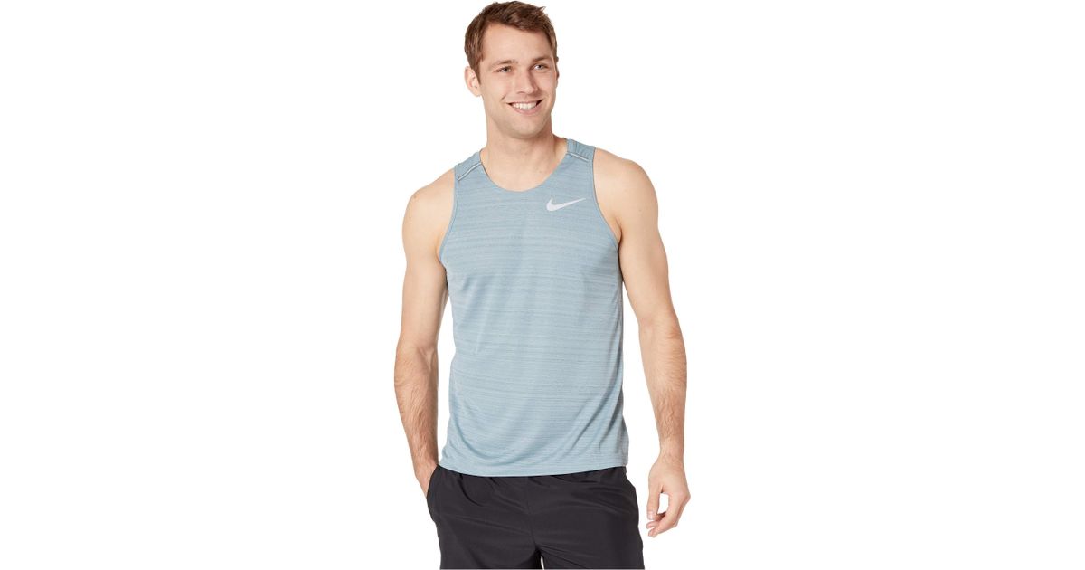 nike men's dry miler tank top