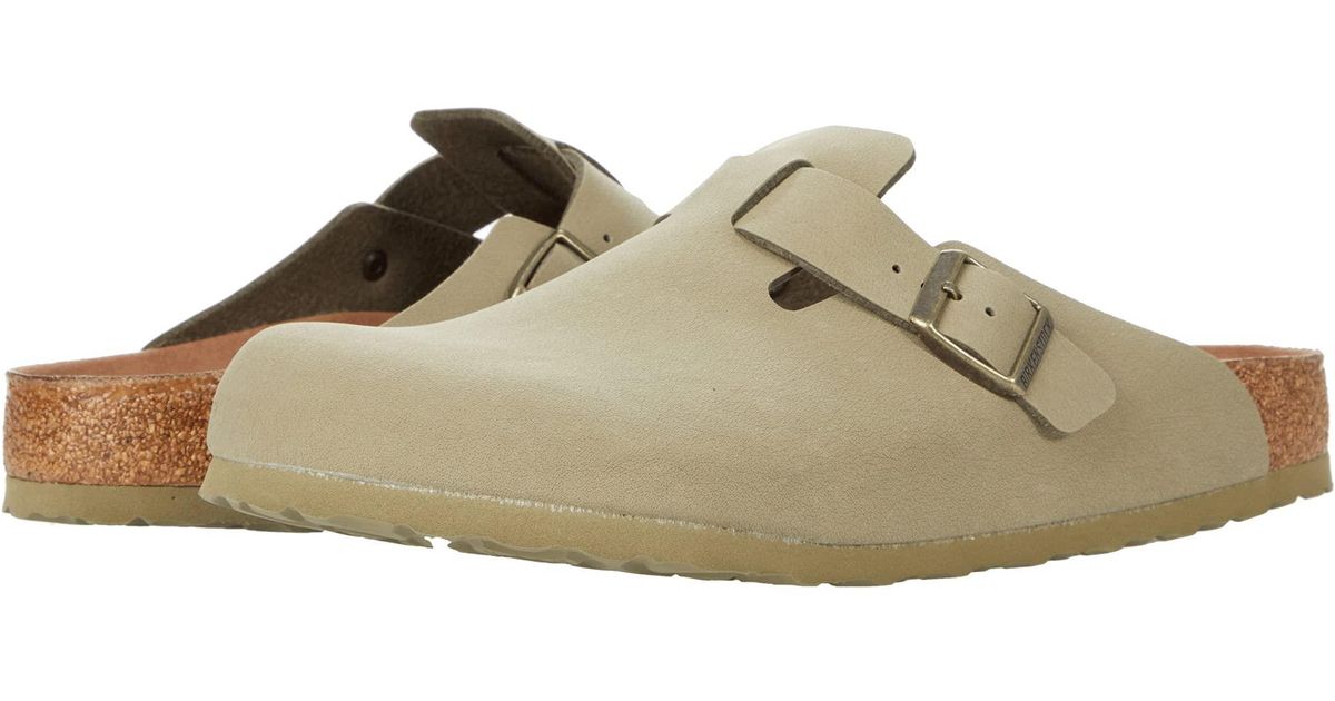 faded khaki birkenstock boston