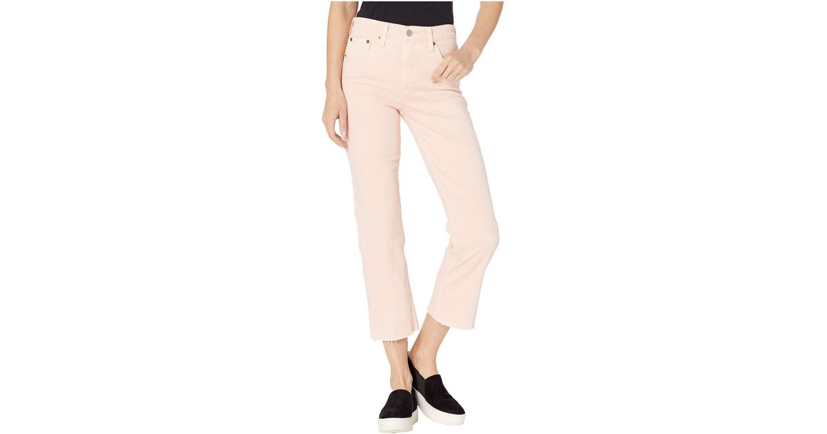 Lucky Brand Denim Bridgette Crop Flare Jeans In Vintage Rose In