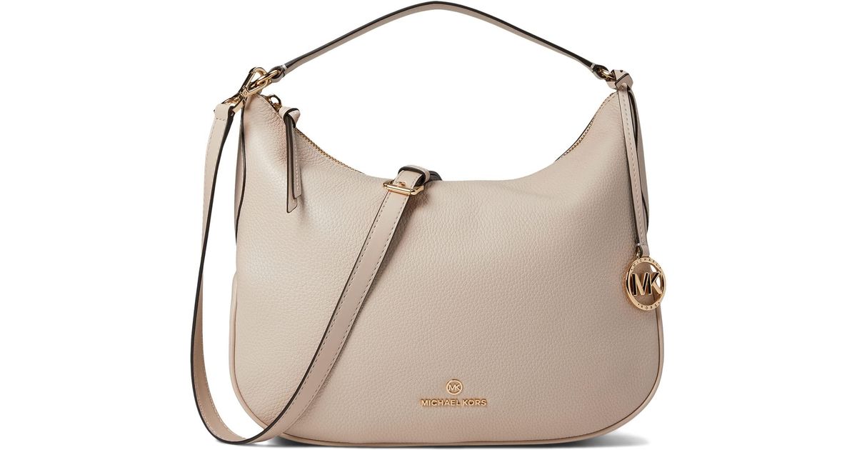 Michael Kors Kelsey Medium Hobo Convertible Shoulder in Metallic