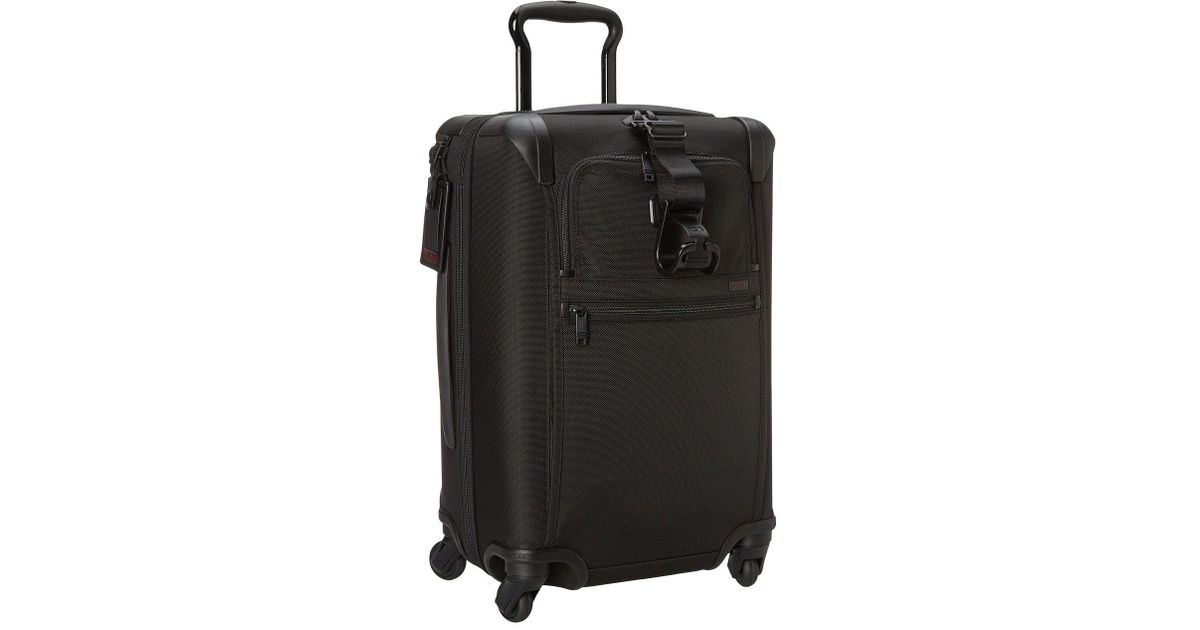 tumi black carry on