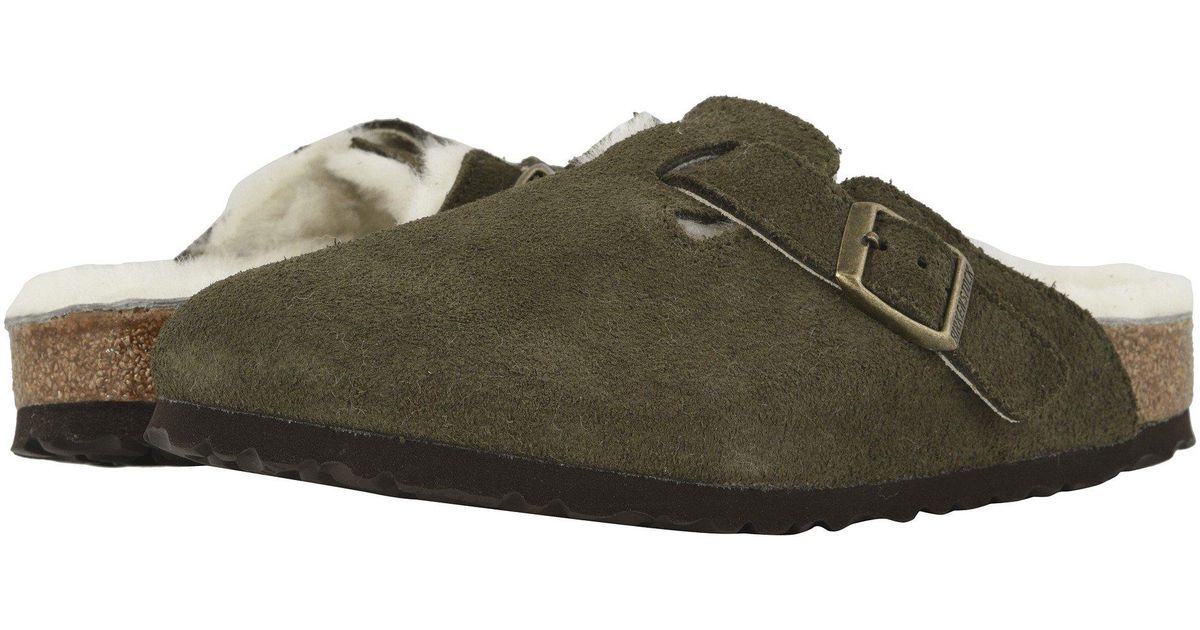 birkenstock boston shearling port