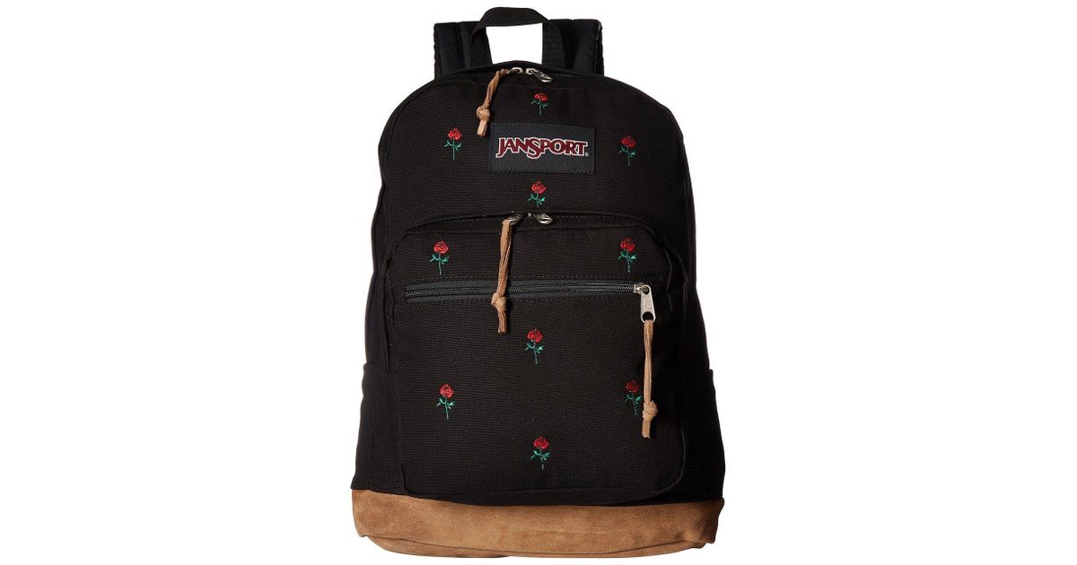 Jansport Right Pack Expressions (embroidered Roses) Backpack Bags in Black  for Men | Lyst