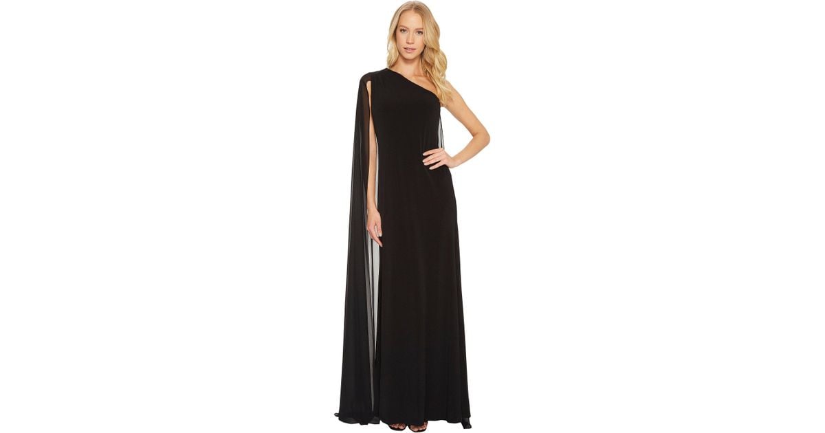 calvin klein one shoulder gown