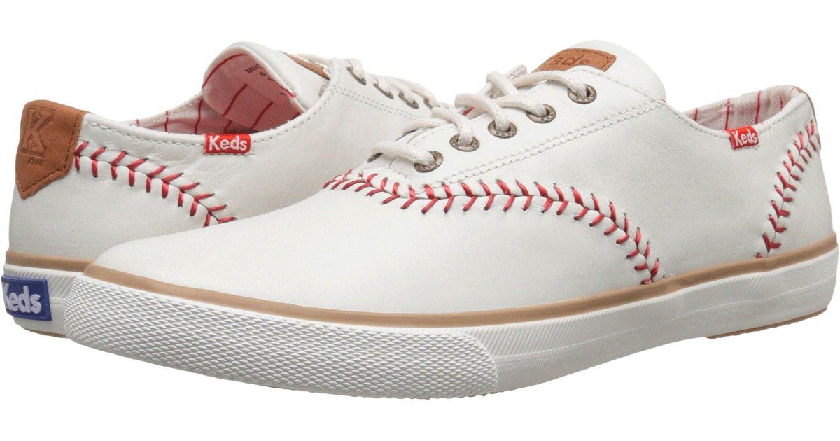 baseball keds leather