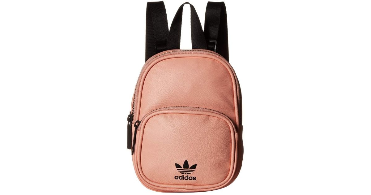 adidas originals mini pu leather backpack