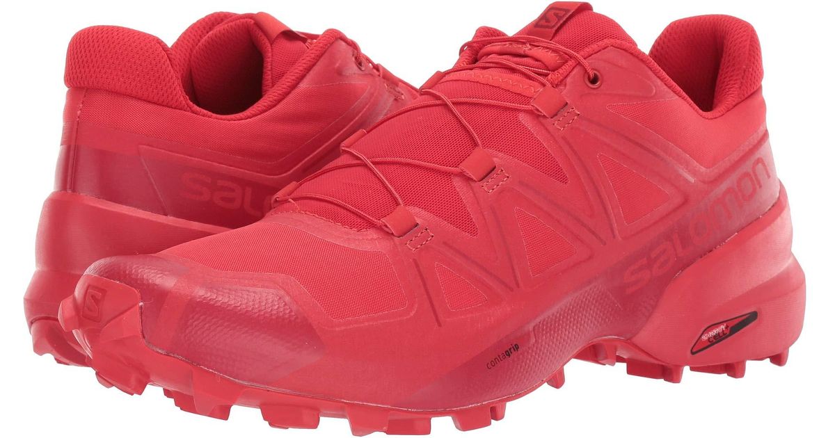 salomon speedcross 5 red