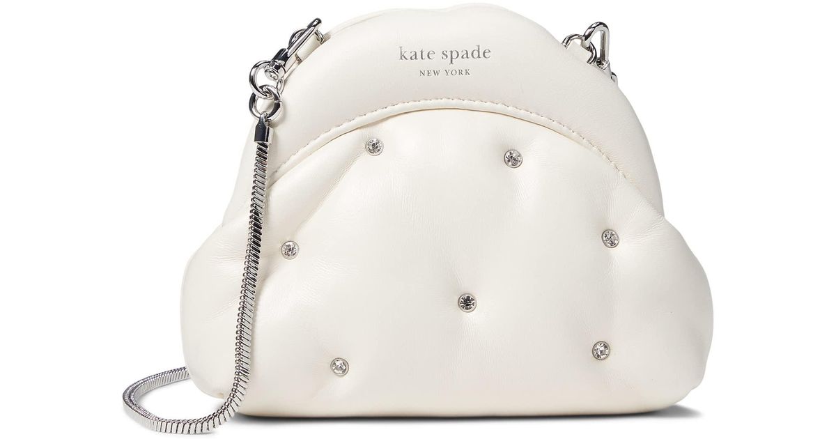 Kate Spade Black Leather Chain Strap Bow Detail Crossbody Shoulder Bag Purse