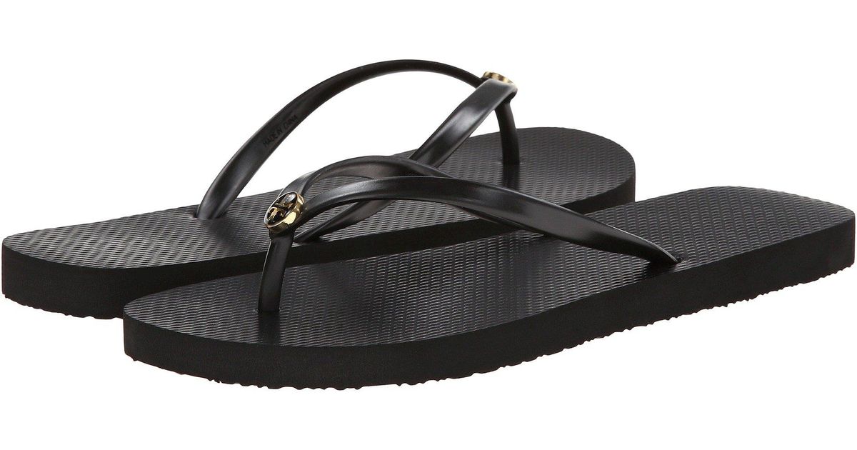 tory burch thin rubber flip flops