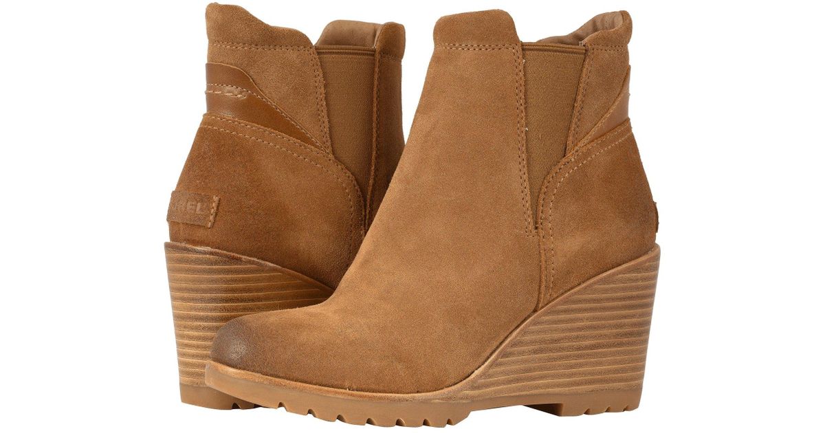 sorel after hours suede bootie