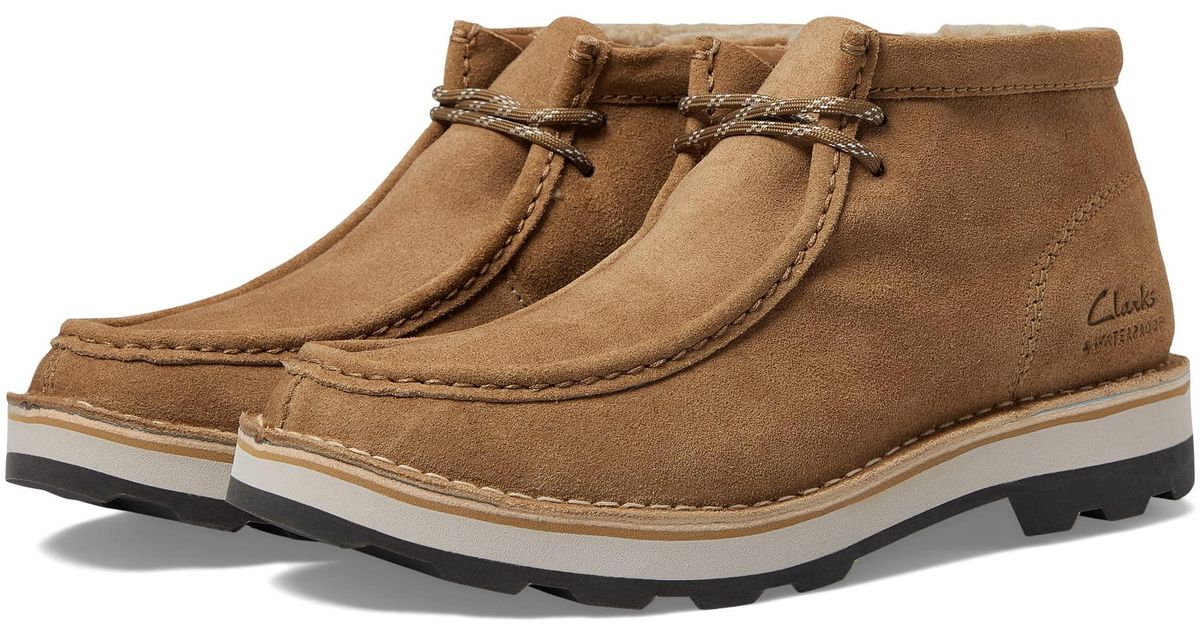 Clarks Corston Wally Waterproof In Brown For Men Lyst