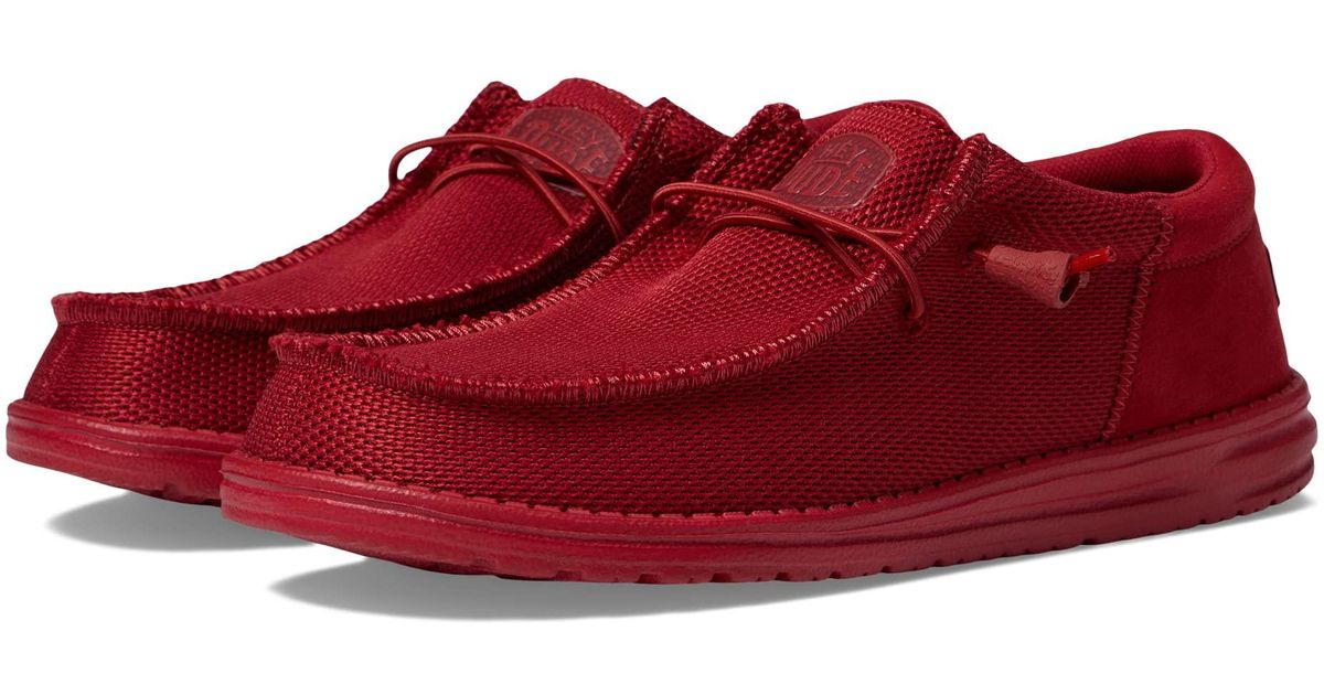 Hey Dude Wally Funk Mono in Red Lyst