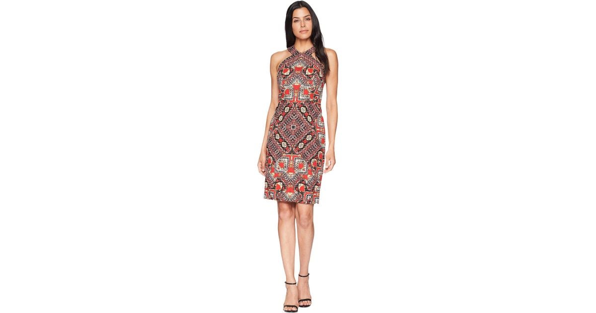 Maggy London Scuba Peplum Dress