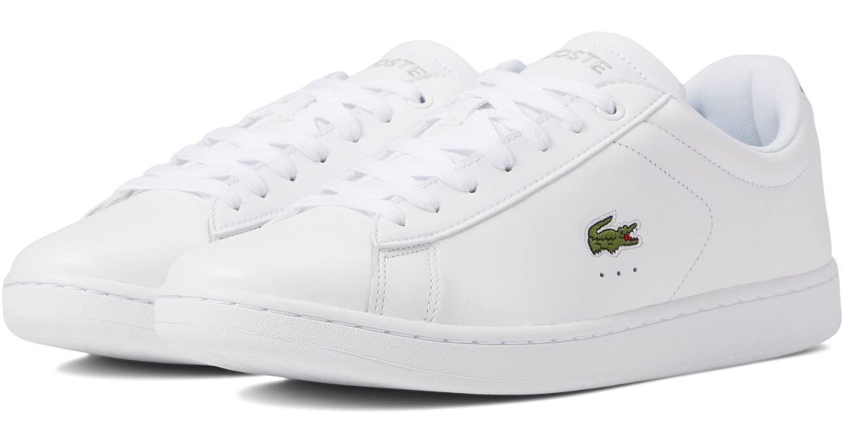 Lacoste Leather Carnaby Bl21 1 Sma in White for Men | Lyst