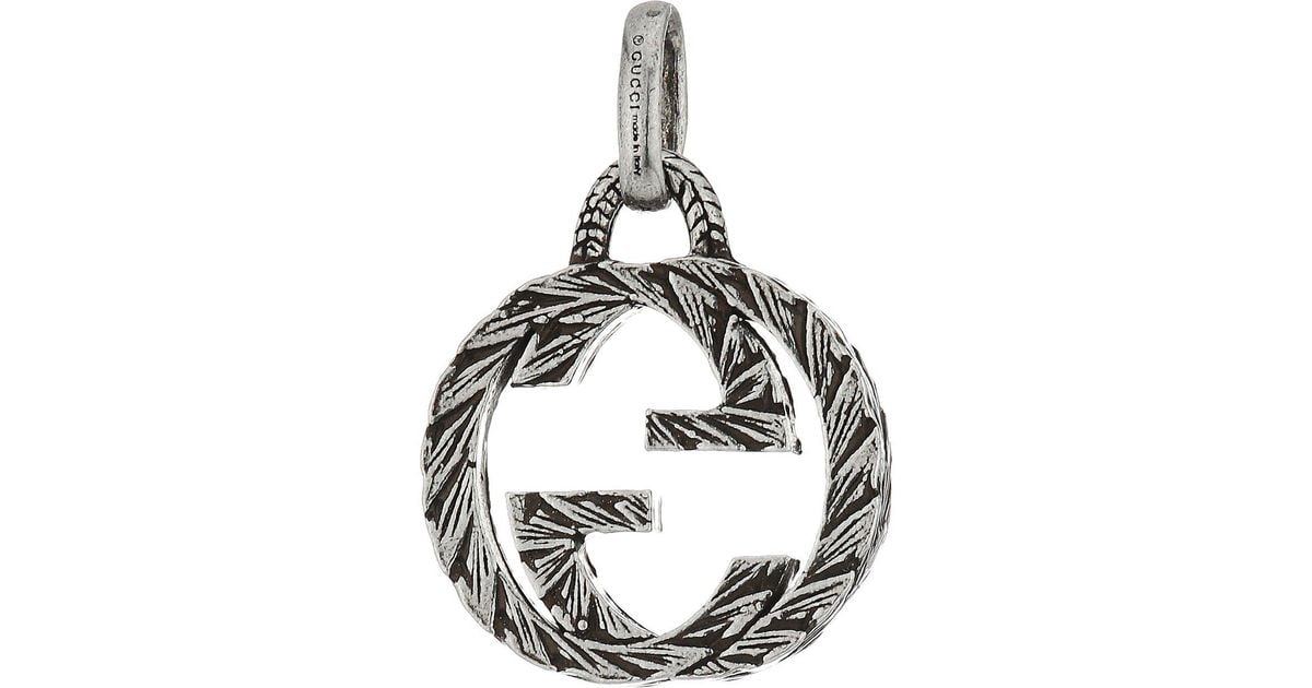 Gucci Interlocking G Charm in Silver 