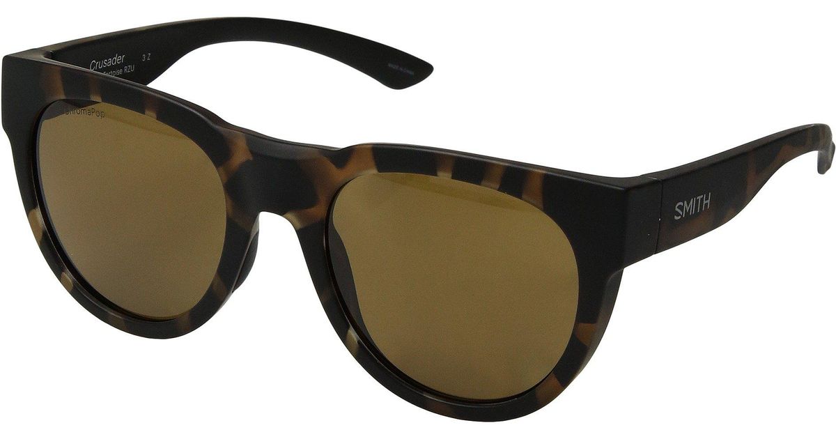 Smith Crusader (matte Tortoise/brown Chromapoptm Polarized Lens) Athletic  Performance Sport Sunglasses | Lyst