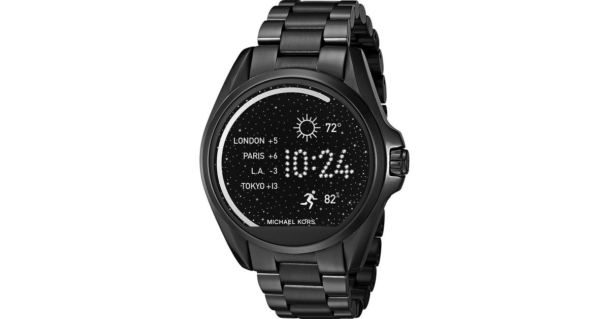 michael kors bradshaw smartwatch black