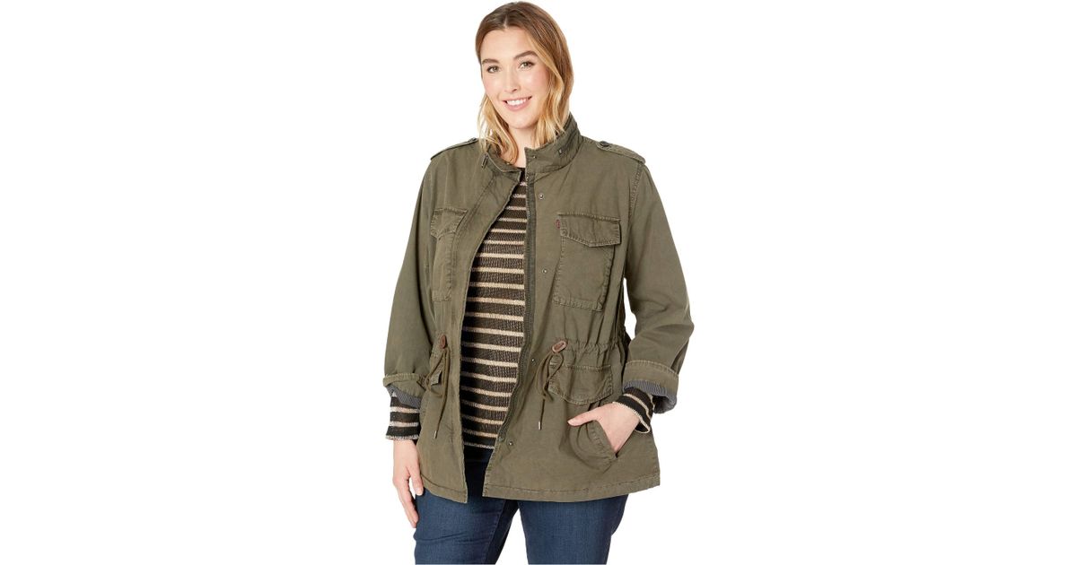 levis army green jacket womens