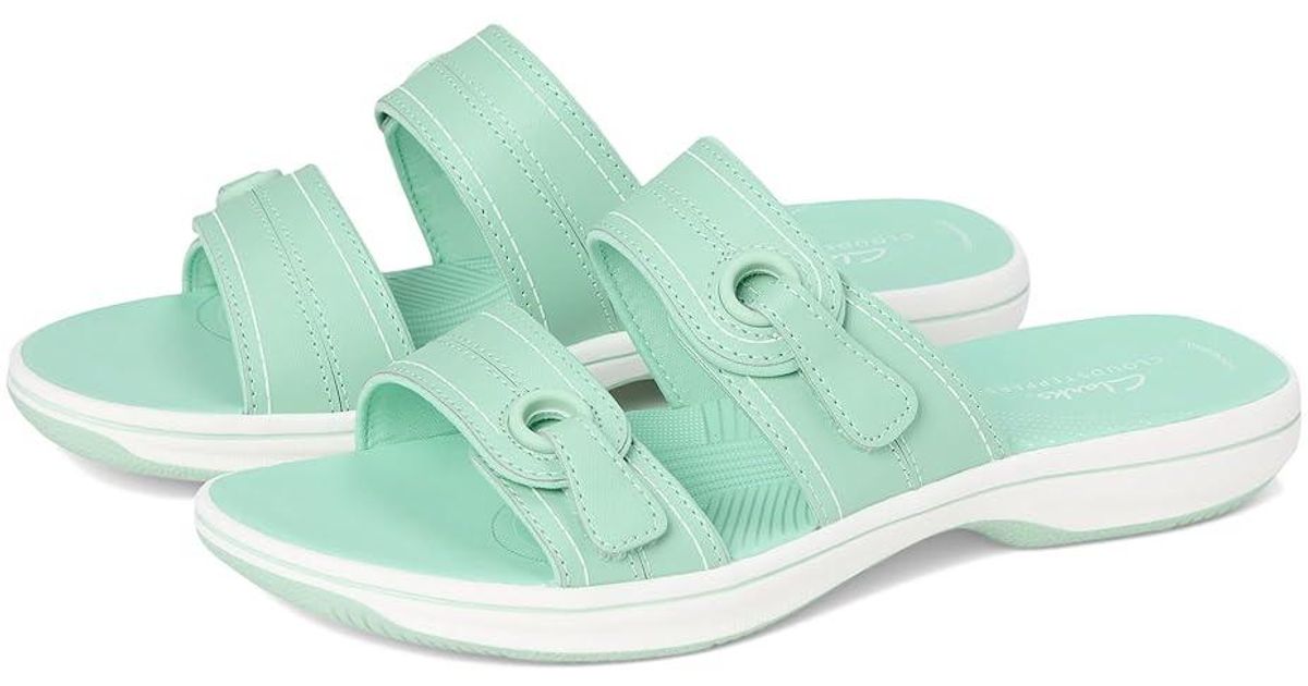Clarks Breeze Maye Sandals 9 B in Blue | Lyst