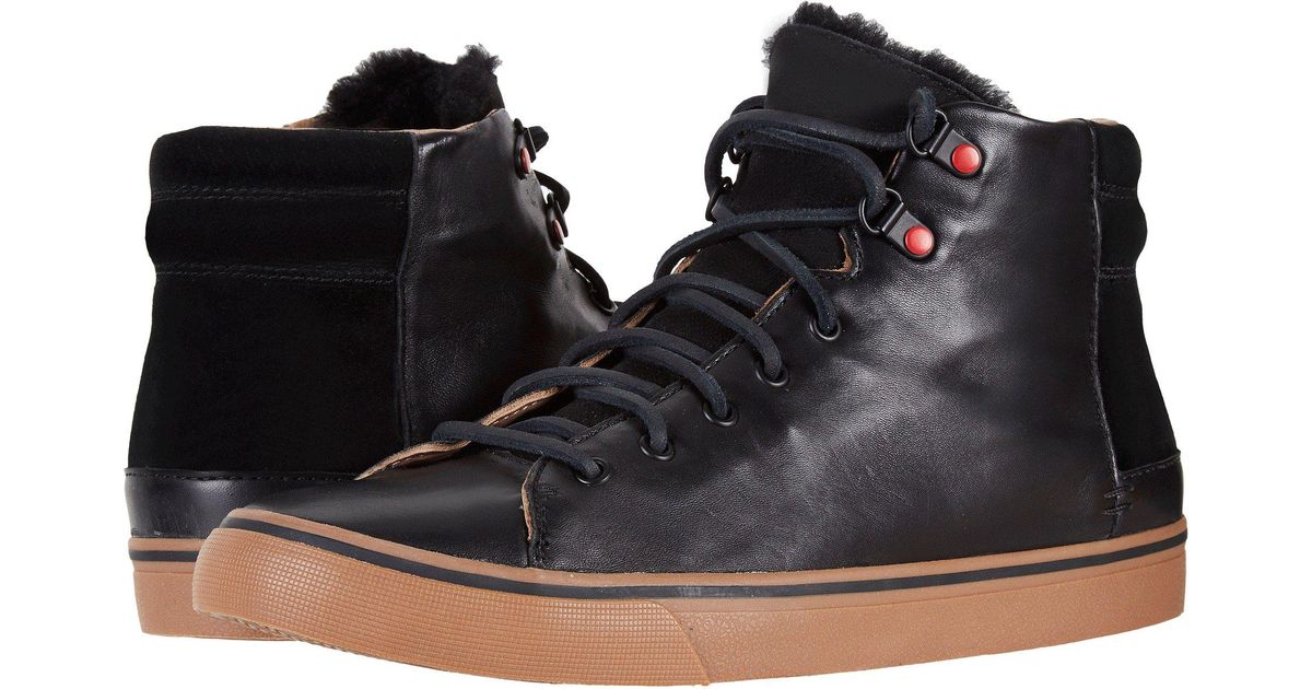 UGG Leather Hoyt Luxe in Black for Men 