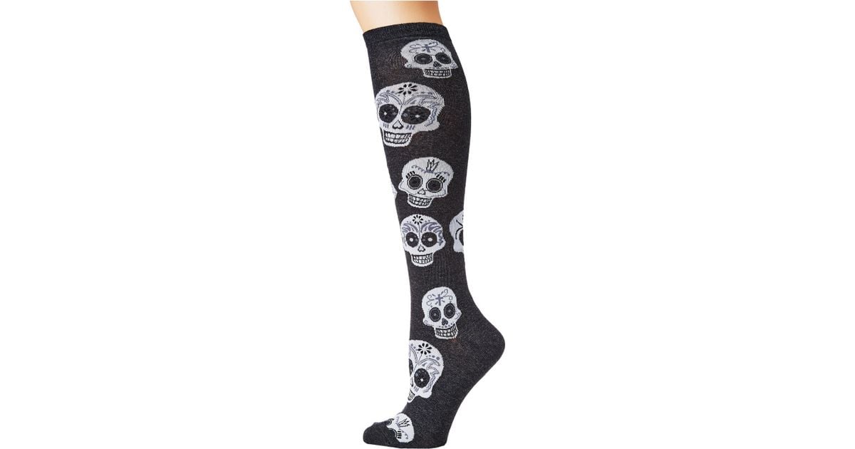 Socksmith Big Muertos Skull Graphic Crew Socks