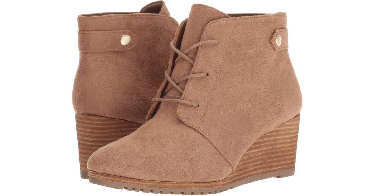 dr scholls conquer wedge bootie