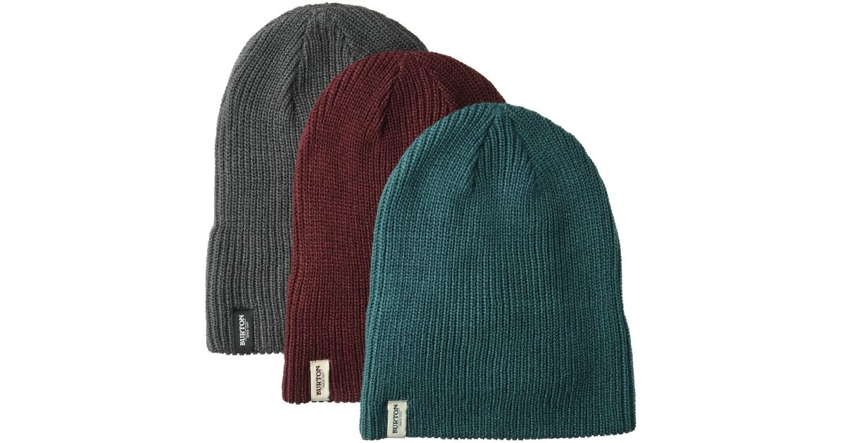 burton beanie 3 pack