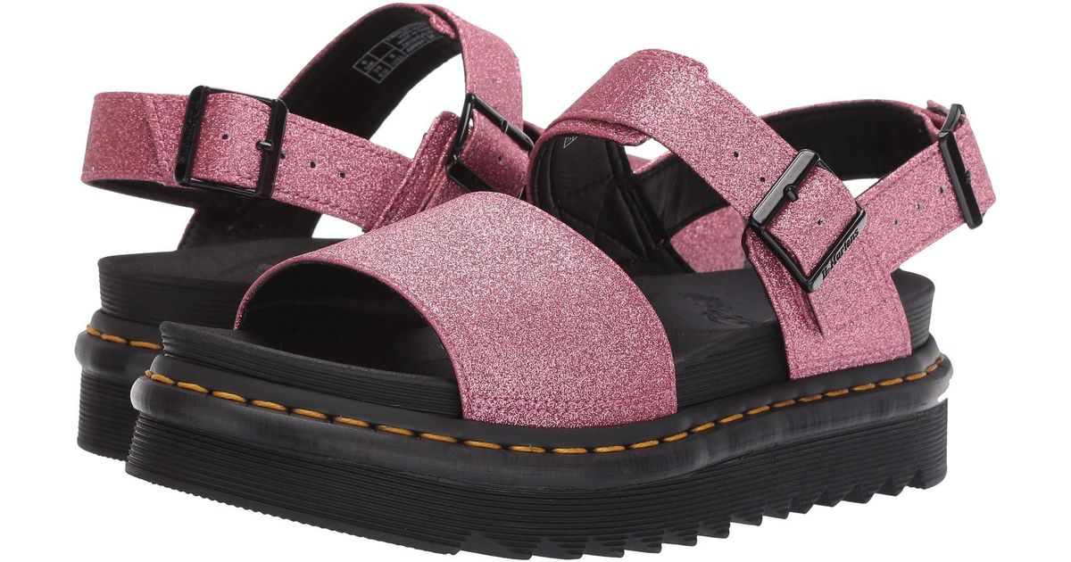 voss fine glitter sandals