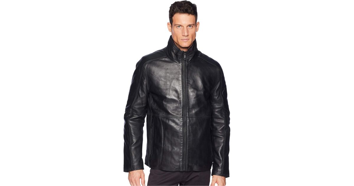 Marc New York Hartz Stand Collar W Removable Quilted Bib Black Men S Coat For Lyst