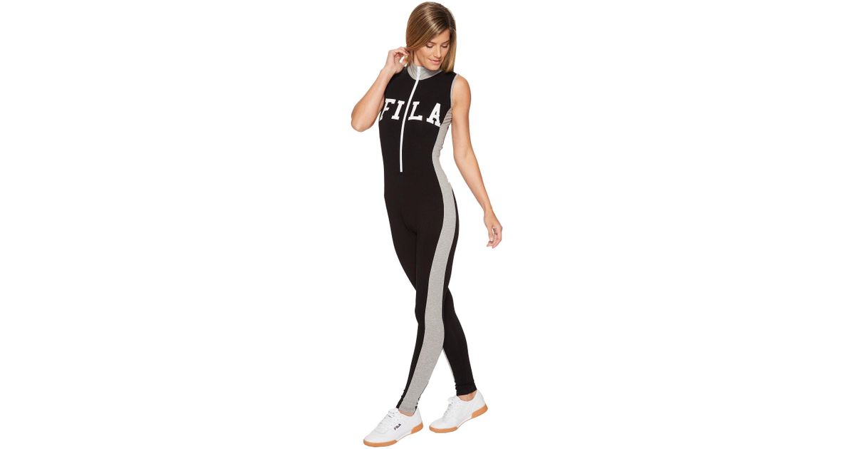 Fila Cotton Roseann Unitard (black/gray 