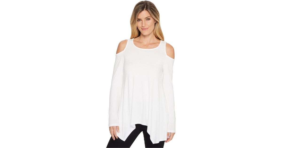 cold shoulder handkerchief top