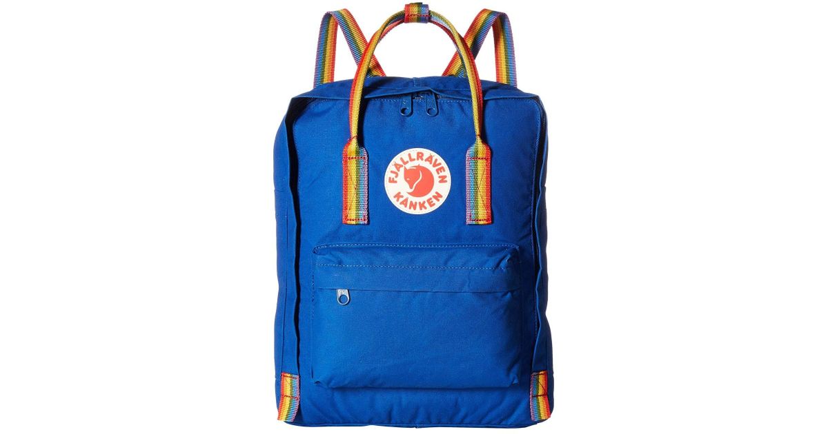 fjallraven kanken rainbow blue