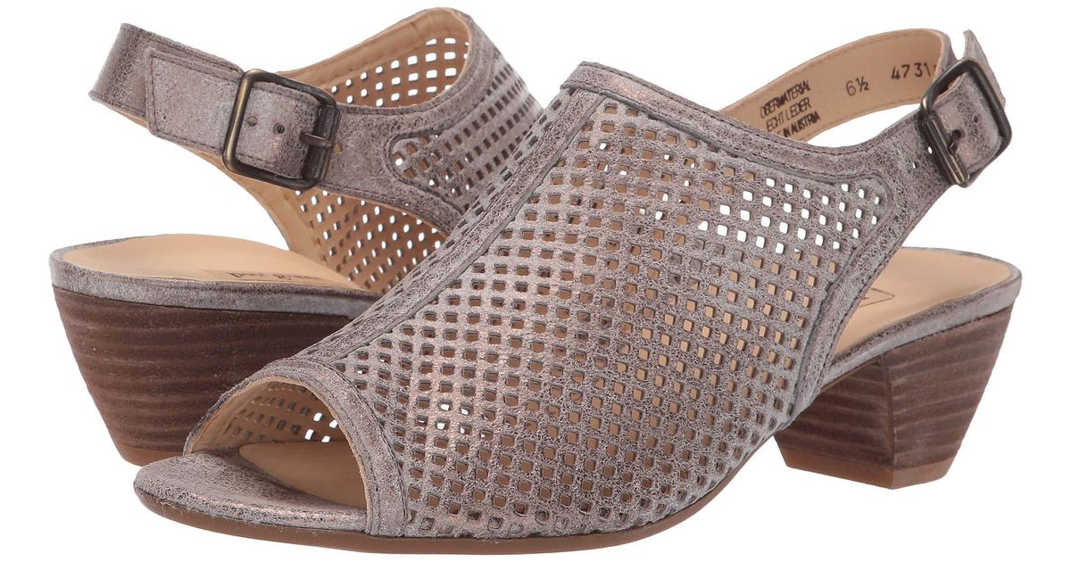 Paul Green Leather Lois Sandal in 