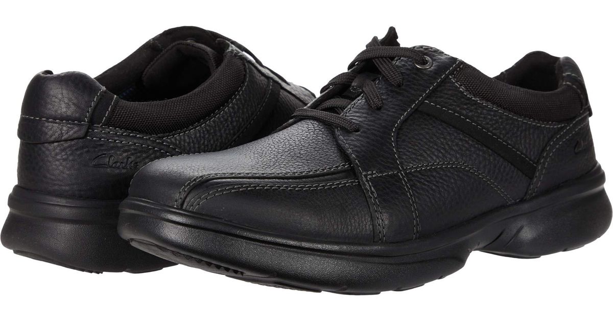 Clarks Leather Bradley Walk in Black for Men - Lyst