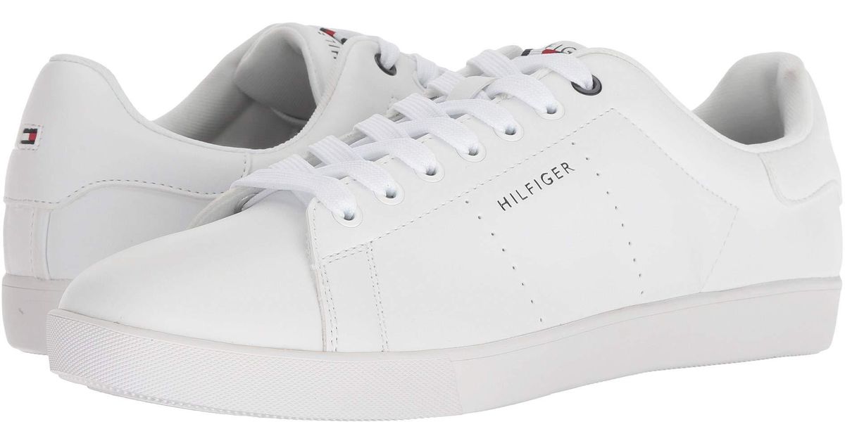 tommy hilfiger white mens shoes