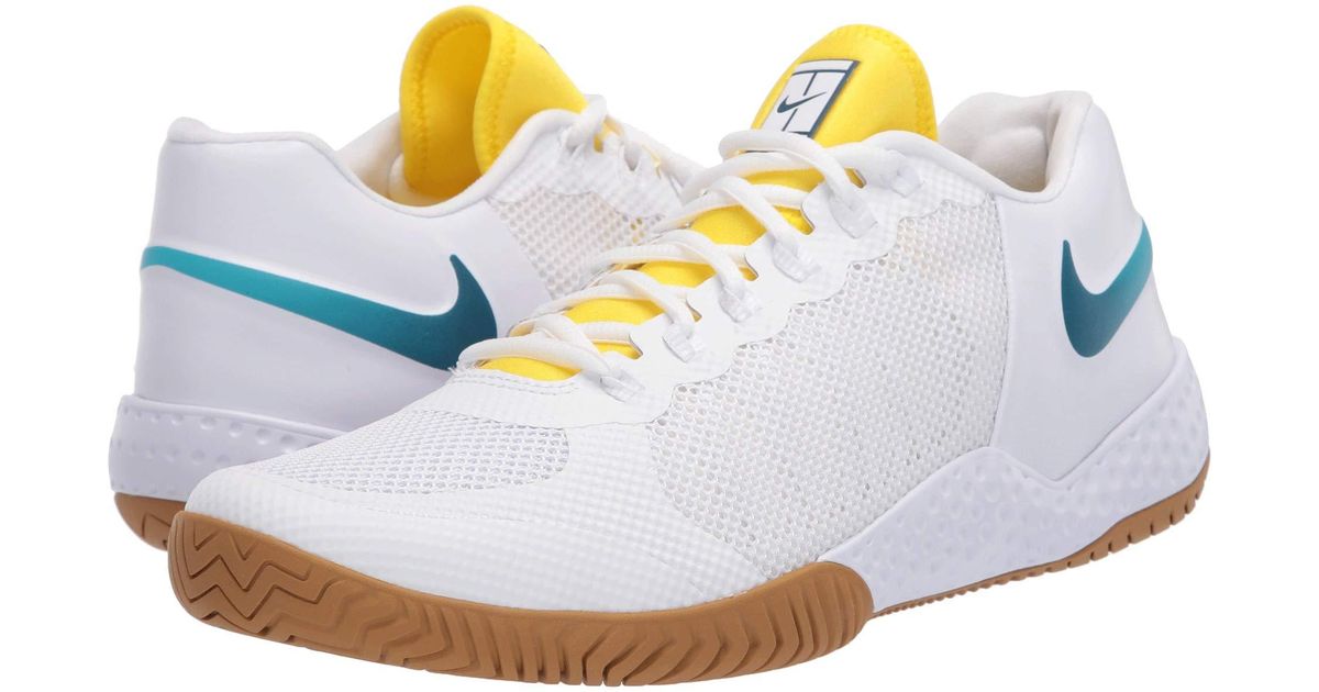 Nike Court Flare 2 Womens Hard Court Tennis Shoe in White Lyst Nike Court Flare 2 Womens Hard Court Tennis Shoe in White Lyst