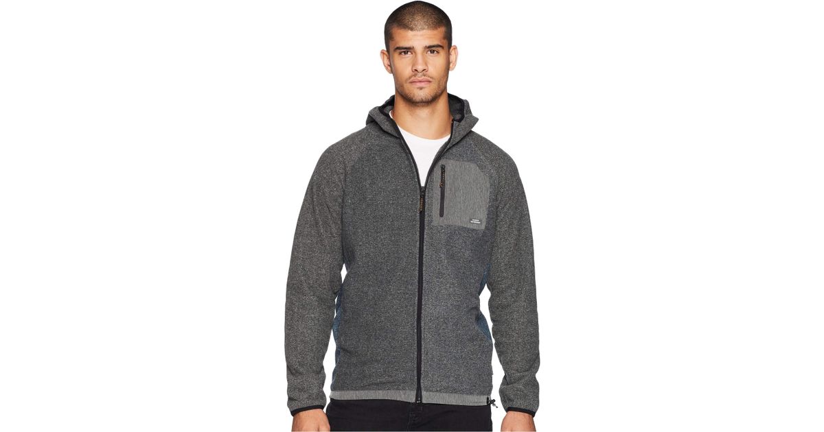 Quiksilver Mens Bigger Boat Zip Hoody Fleece Jacket EQMFT03026 Quiksilver Mens Bigger Boat Zip Hoody Fleece Jacket EQMFT03026