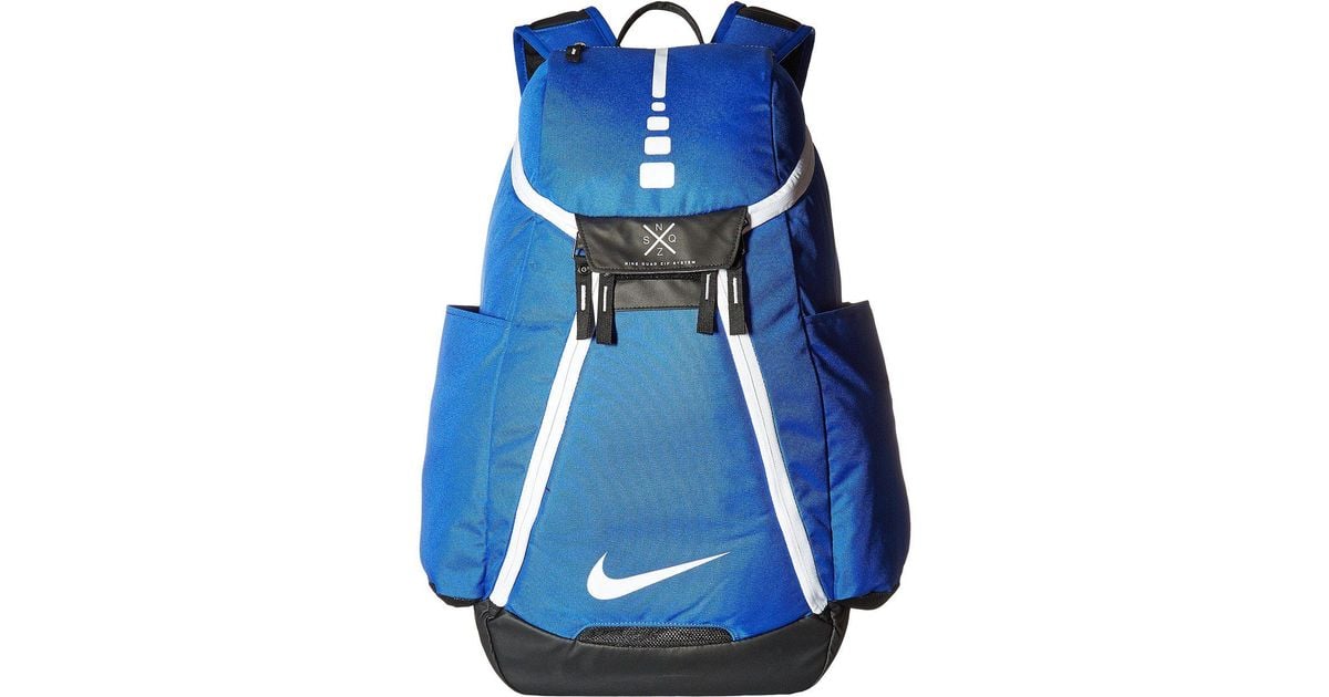 nike elite backpack blue